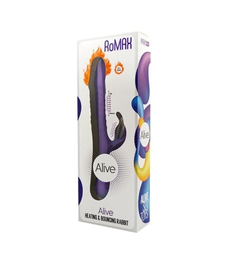40231 vibrador-con-efecto-calor-romax-purpura