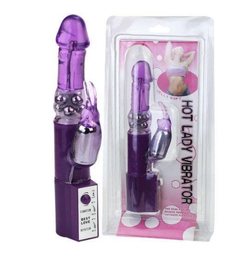 Vibrador con estimulador de clitoris