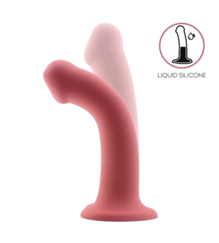 Dildo muy flexible de silicona 