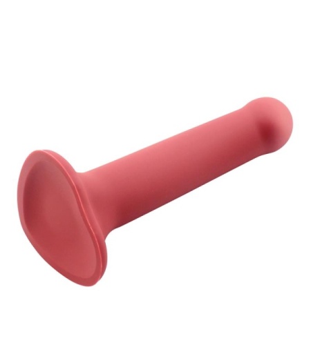 Dildo flexible de silicona con ventosa
