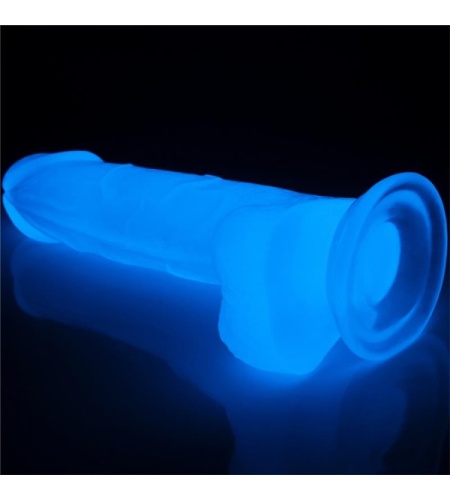 Pene consolador Flourescente color azul