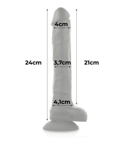 Dildo Negro 24 cm