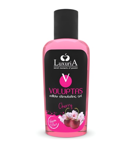 gel estimulante comestible efecto calor - cereza 100 ml