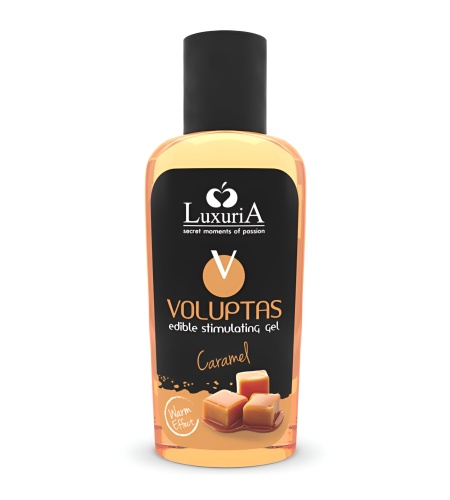 gel estimulante comestible efecto calor - caramelo 100 ml