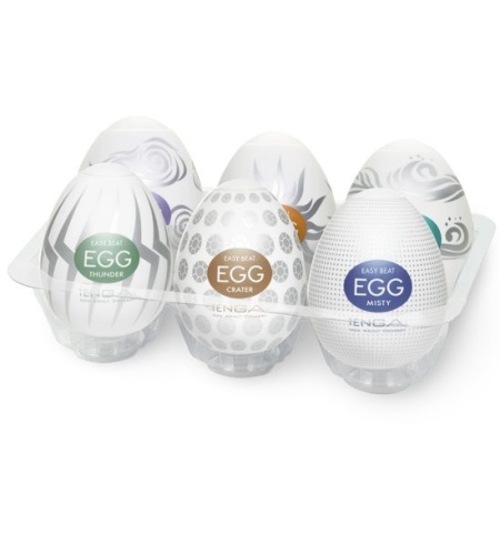 Tenga Huevo Masturbador Pack 6 Modelos Ii