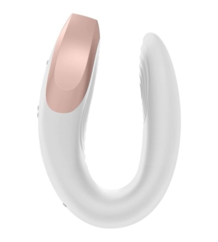 Satisfyer App Double Love Vibrador Parejas Luxury Blanco