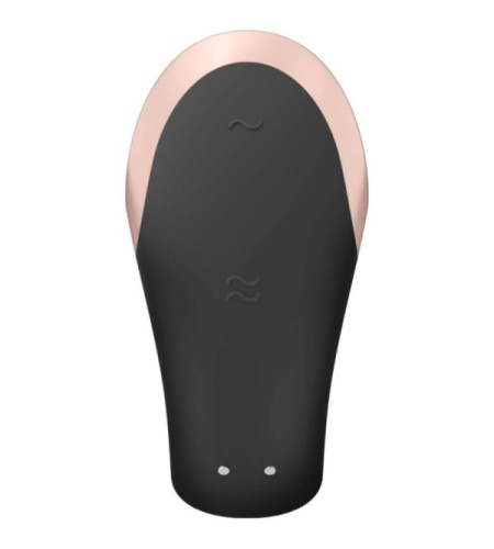 Satisfyer App Double Love Vibrador Parejas Luxury Negro