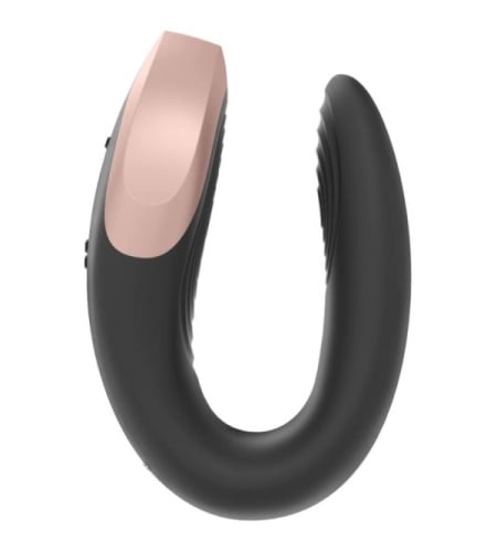 Satisfyer App Double Love Vibrador Parejas Luxury Negro