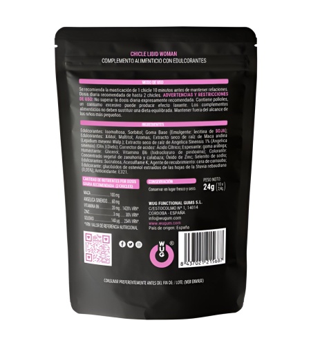 Chicle Afrodisiaco para mujeres