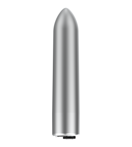 Bala Vibradora 10 Modos Vibracion Silver