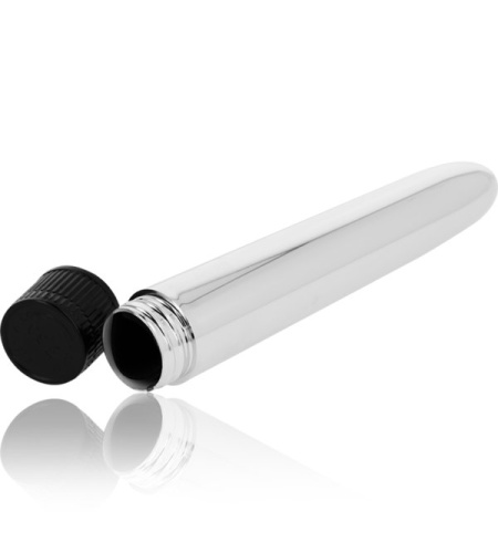 Vibrador Clasico Plateado 17.5 Cm