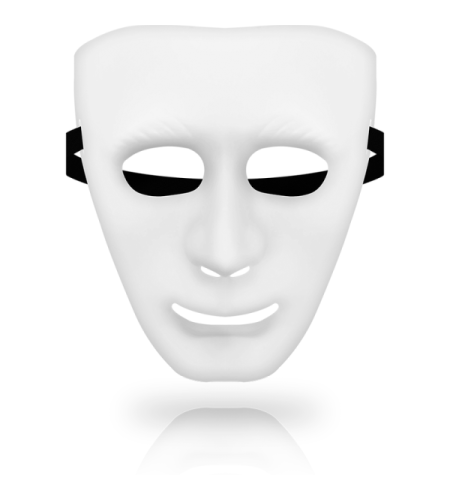 Mascara Careta Blanca