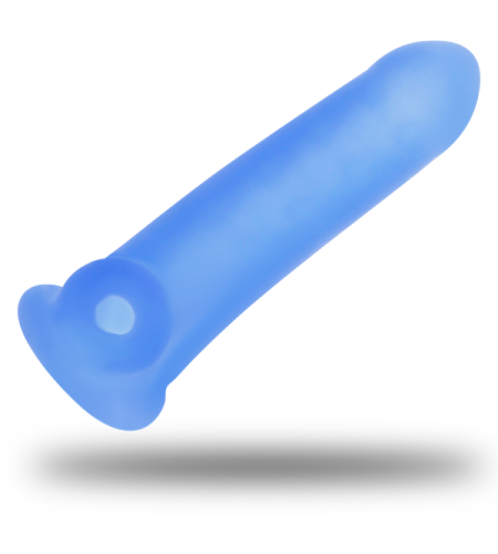 Funda Pene Y Testiculos Silicona Azul