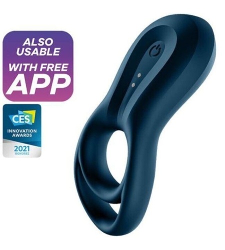 Satisfyer Epic Duo Anillo Vibrador Azul