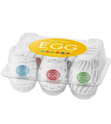 Tenga Easy Beat Pack 6 Huevos Masturbadores
