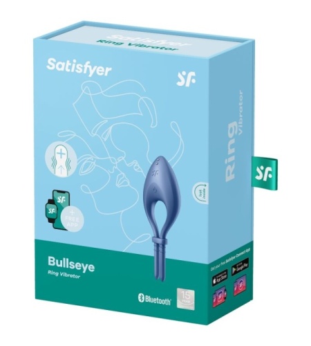 Satisfyer Bullseye Anillo Vibrador - Azul