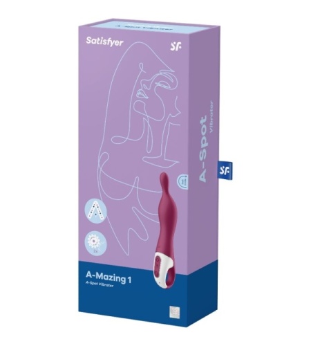 Satisfyer A-Mazing 1 Vibrador Punto A - Berry