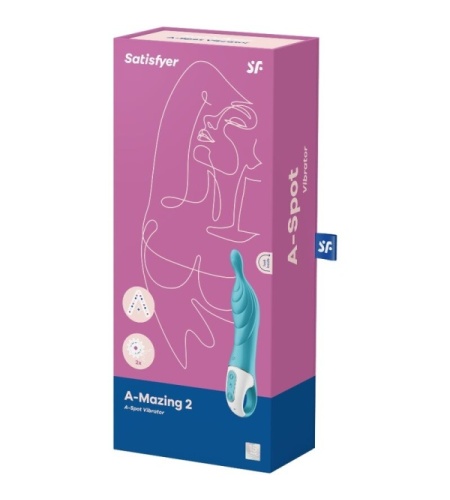 Satisfyer A-Mazing 2 Vibrador Punto A - Turquesa