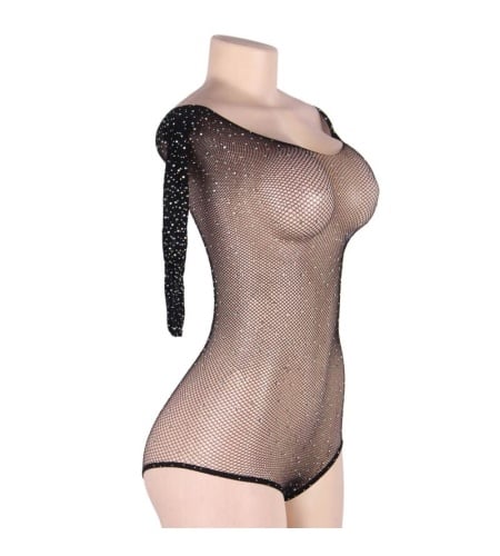  Teddy Manga Larga En Cuerpo De Red Subblime detalle 3