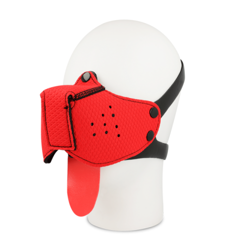 Bozal de Perro BDSM Rojo