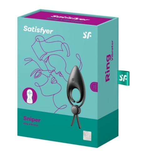Satisfyer Sniper Anillo Vibrador Negro