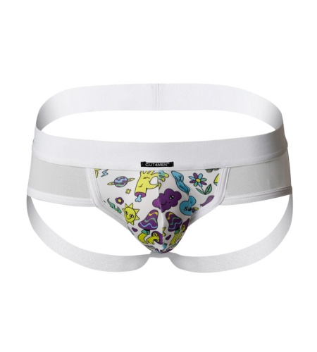  Suspensorio Blanco CUT4MEN – Comodidad y Estilo para Hombre detalle 3
