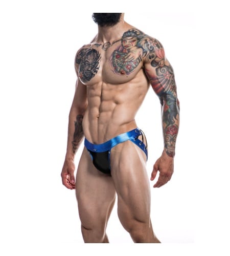 Jockstrap Cuero Azul imagen 1