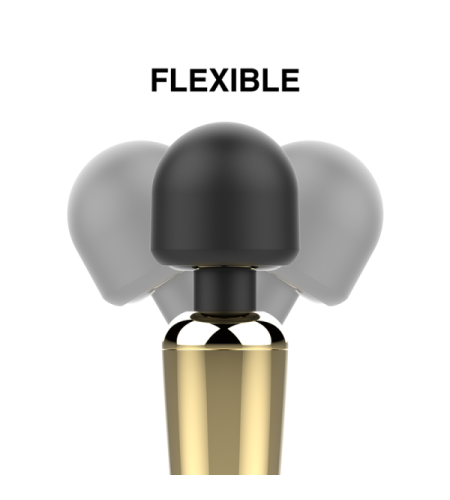 Vibrador Wand con Cabezal flexible