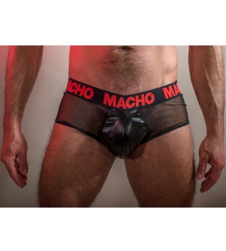 Slip Con Transparencias Rojo S imagen 1