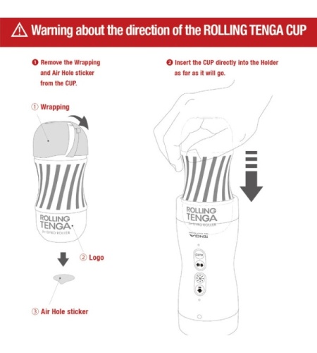 Tenga VAcuum con succión y rotación