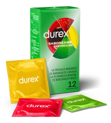 Preservativos Durex 12 Unidades Sabores