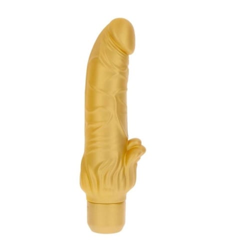Pene Vibrador Dorado: Elegancia y Placer