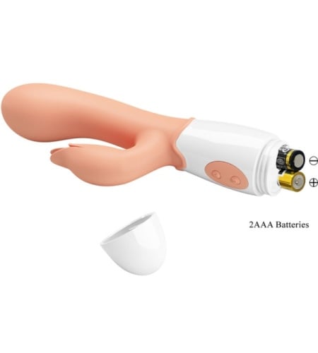 Vibrador Con doble estimulación y Lengua