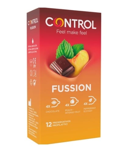 Control Fussion 12 Preservativos con Aromas
