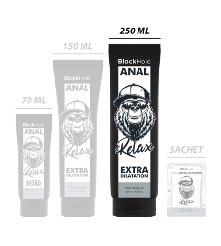 black hole base agua dilatacion anal 250 ml
