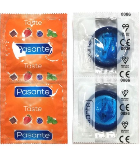 Pasante - Preservativo Sabor Arandano 144 Unidades