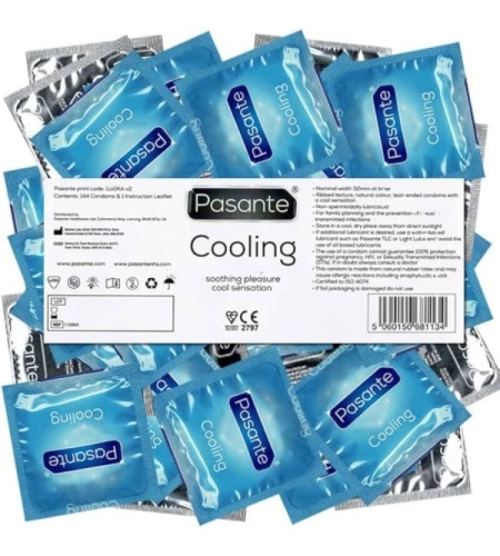 Pasante - Preservativo Efecto Frio 144 Unidades