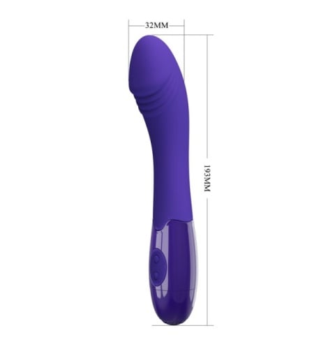 Dildo Vibrador Violeta Recargable