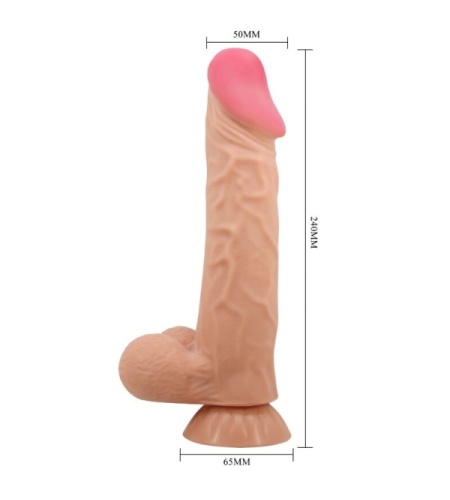 Vibrador Piel Deslizante 24 cm