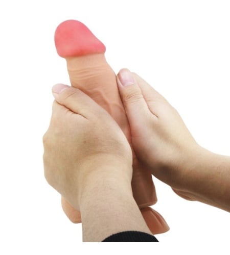 Vibrador Con piel 21 cm