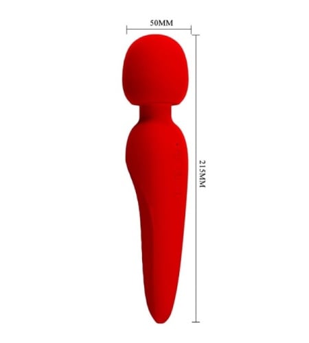 Vibrador Tipo Microfono Rojo