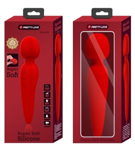 Vibrador Tipo Microfono Rojo
