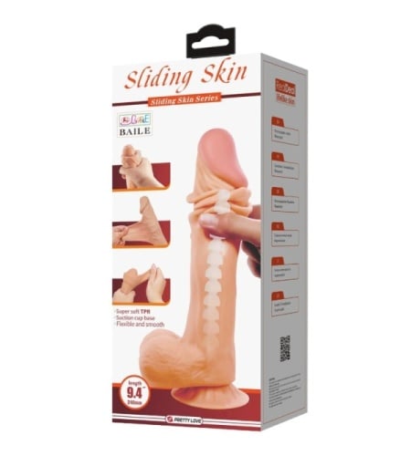 Consolador Piel Natural 24 cm