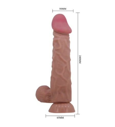 Dildo SLIDING SKIN 24 cm Simil Piel