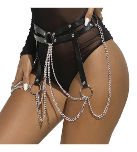 Cinturon De Cadenas Anillas 
