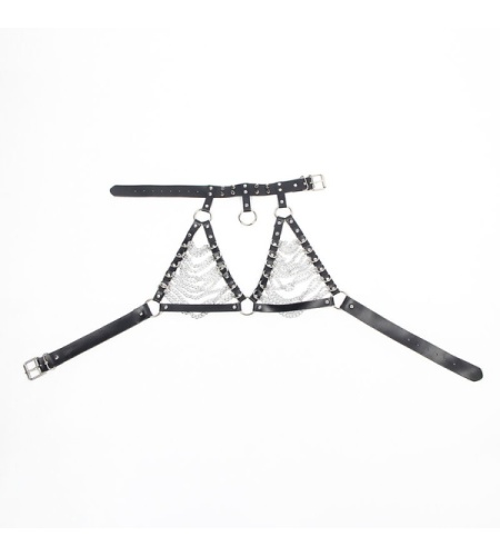 Arnés Sujetador Con Cadenas Y Collar