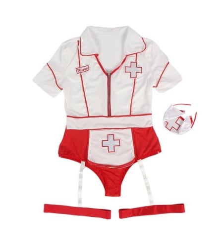 Body Blanco de Enfermera Sexy