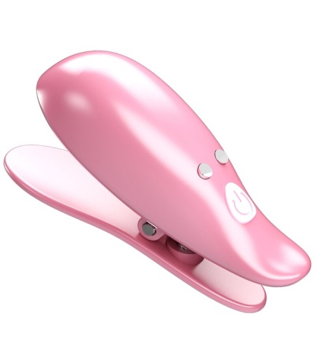 Leaf Pinzas Vibratorias Para Pezones Rosa