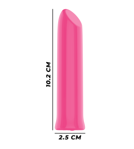 Bala Vibradora Rosa Recargable