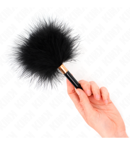 Pluma de Cosquillas Negra